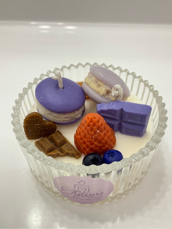 Other - 🕯️🍓Strawberry Açaí Dessert Style Candle